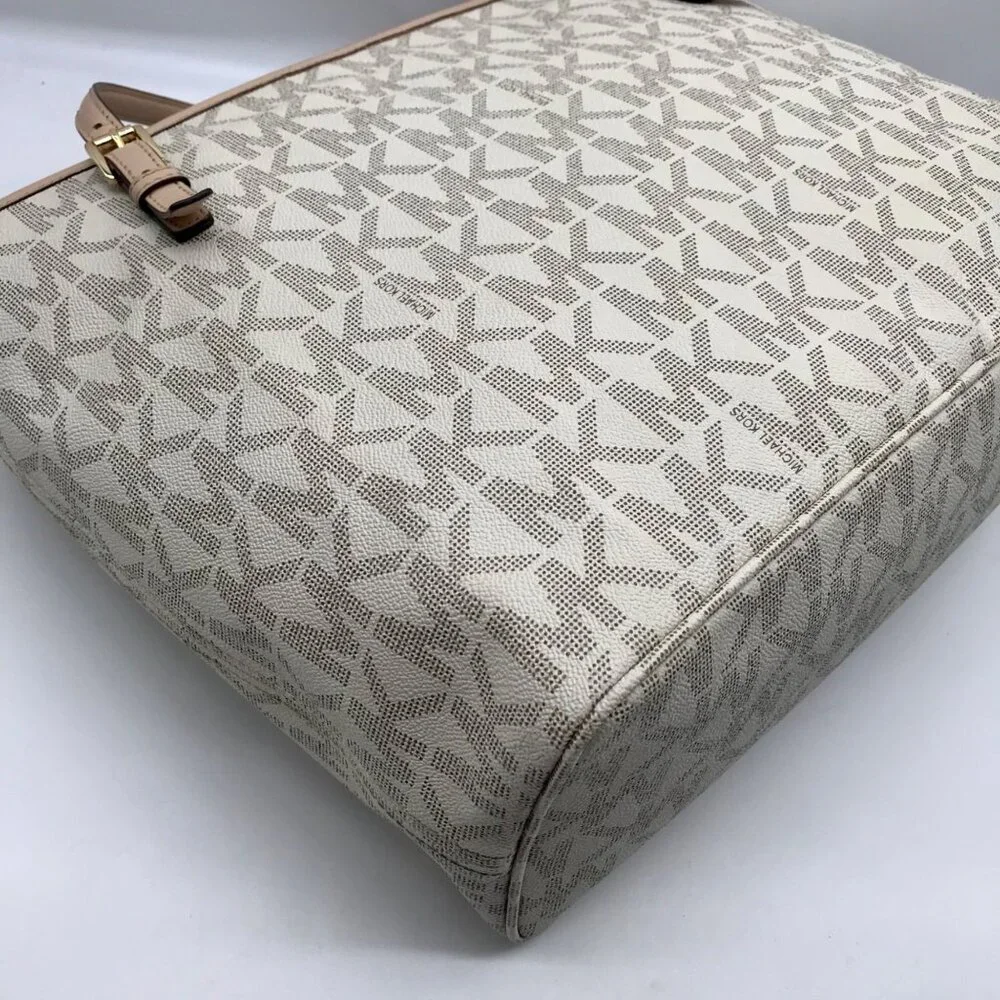 Michael Kors Vanilla Monogram Diaper Tote Bag